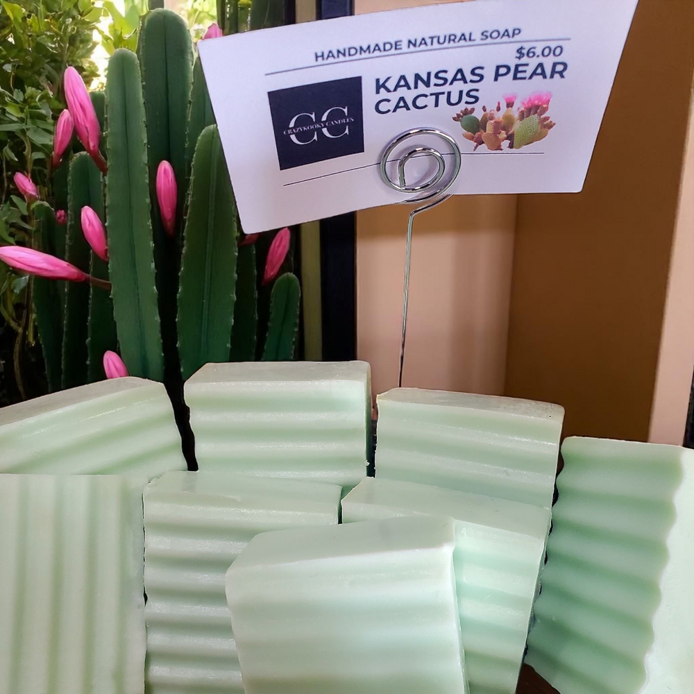KANSAS PEAR CACTUS - Handmade Soap, Scented, 5oz