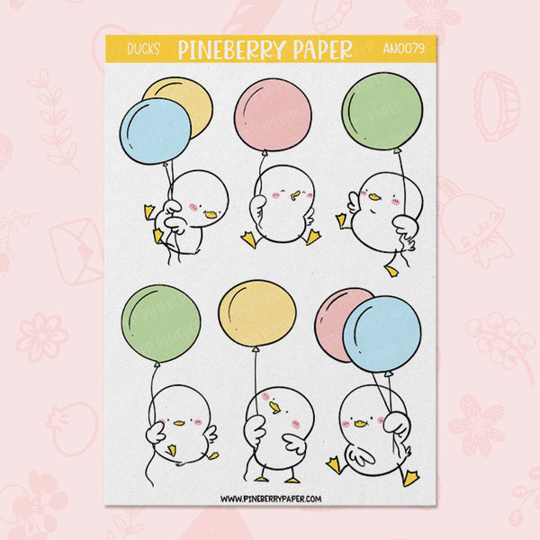 Ducks with Balloons | AN0079