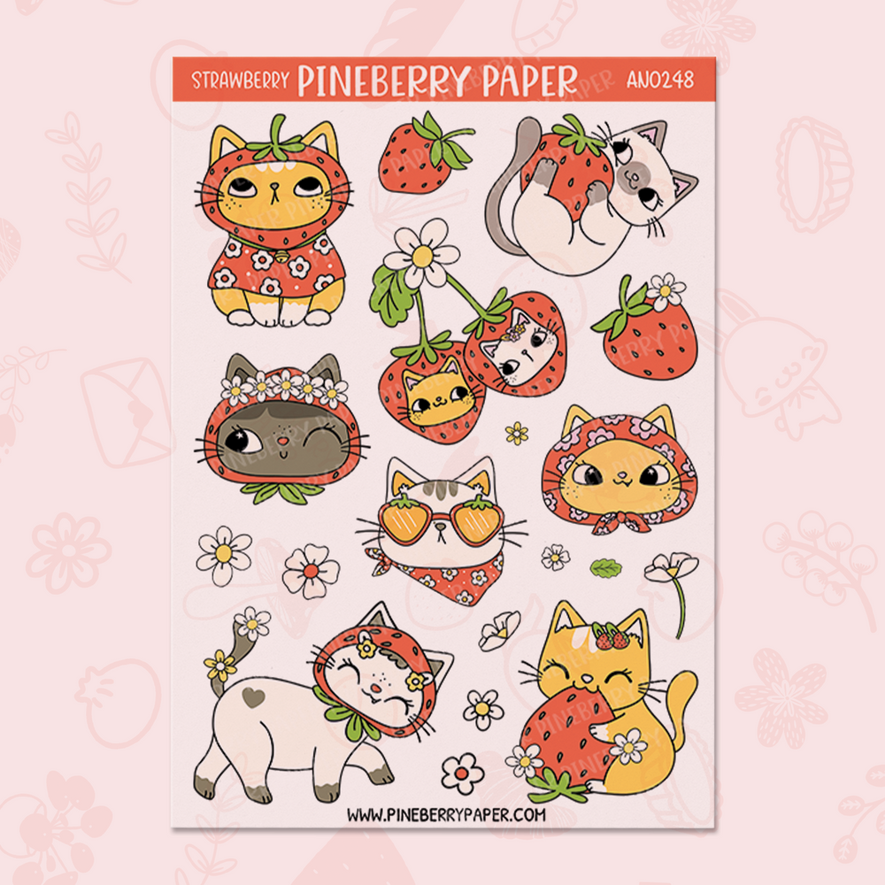 Strawberry Cats 2 | AN0248