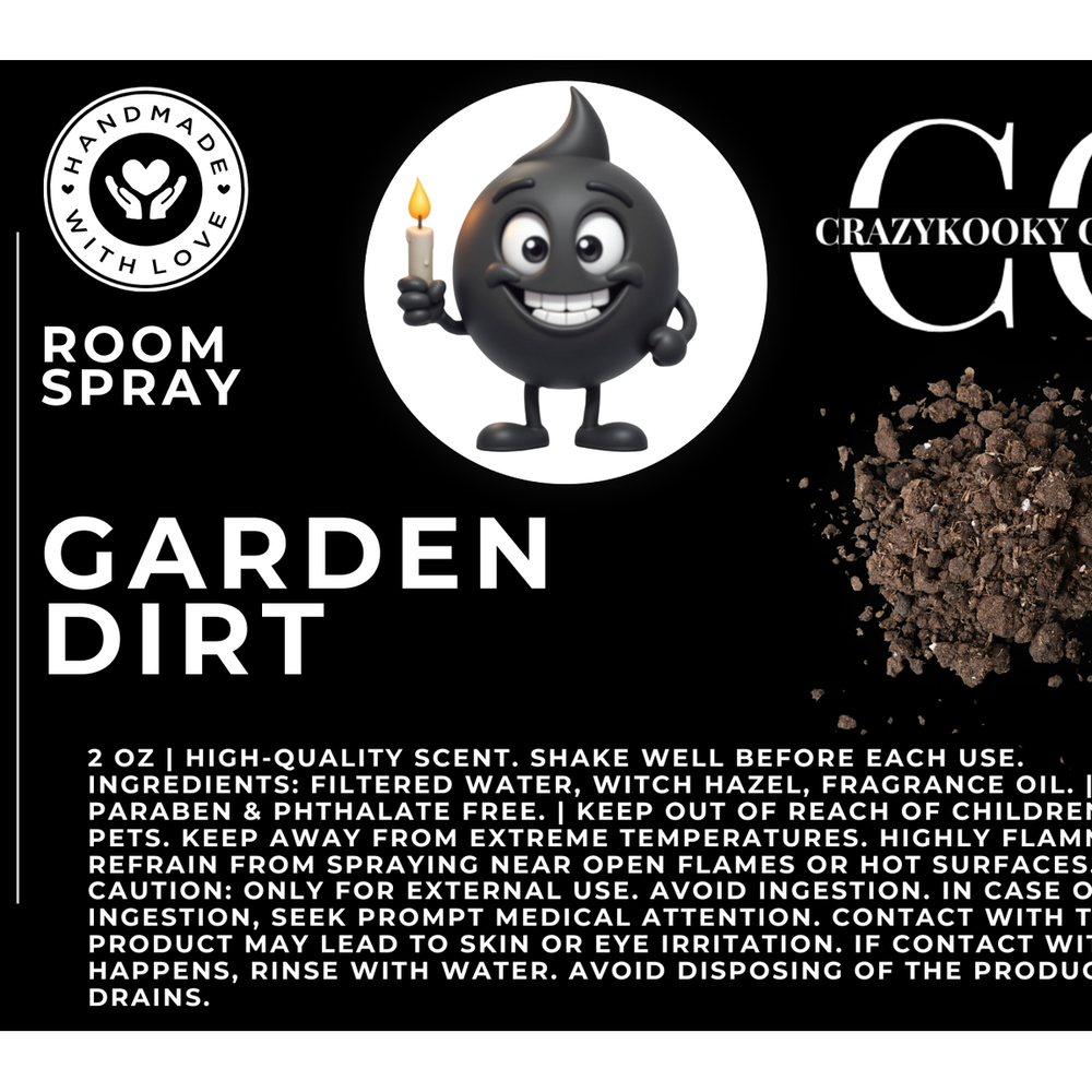 GARDEN DIRT - Room Spray, 2oz