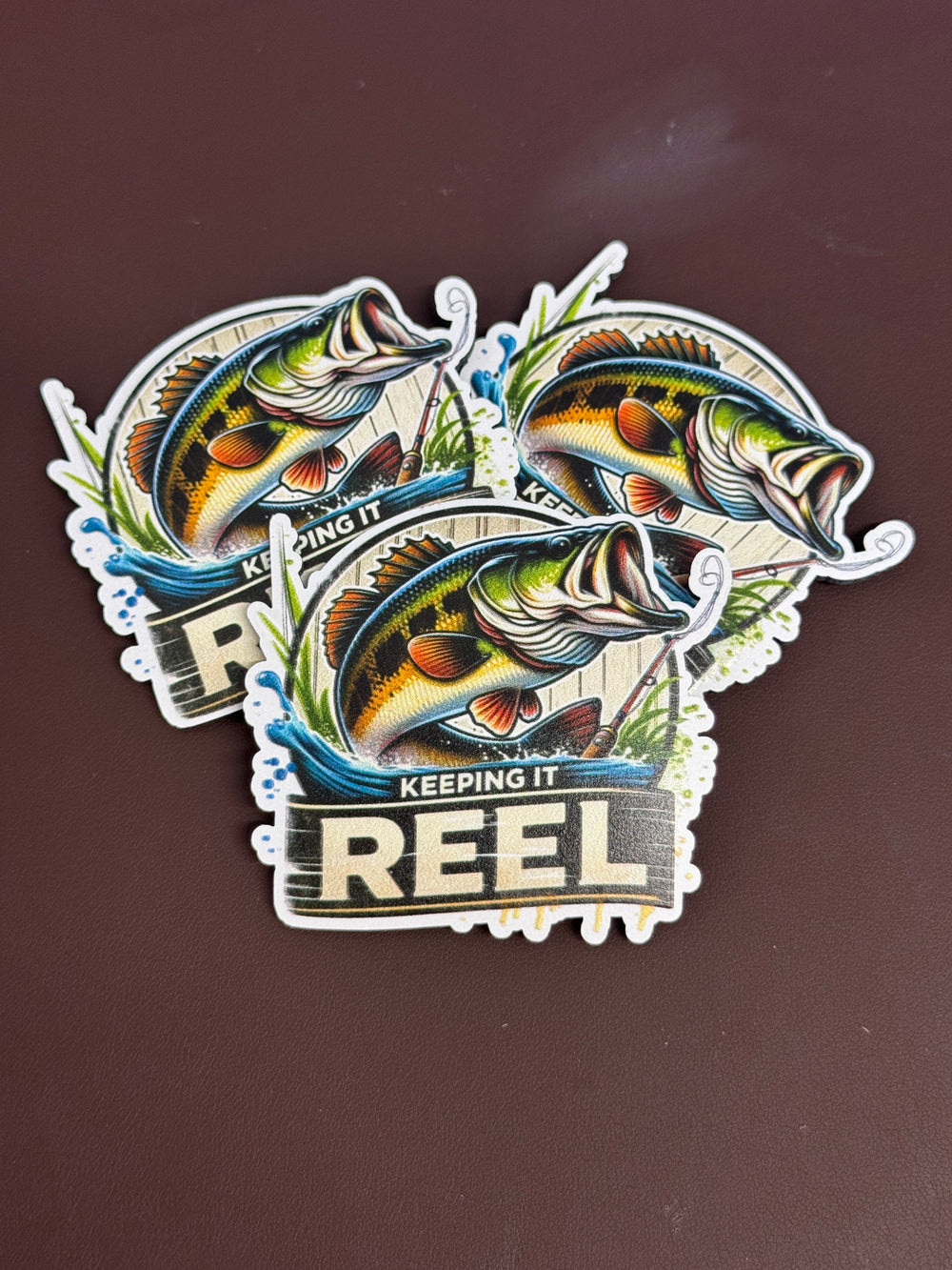 Keeping It Reel Fish UV Printed Patch