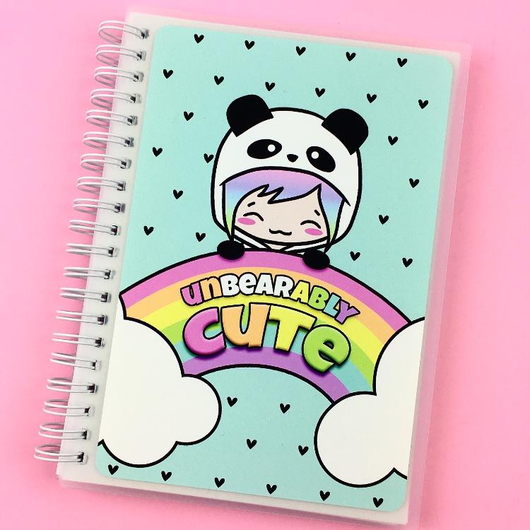 Luna Panda Rainbow Reusable Sticker Book