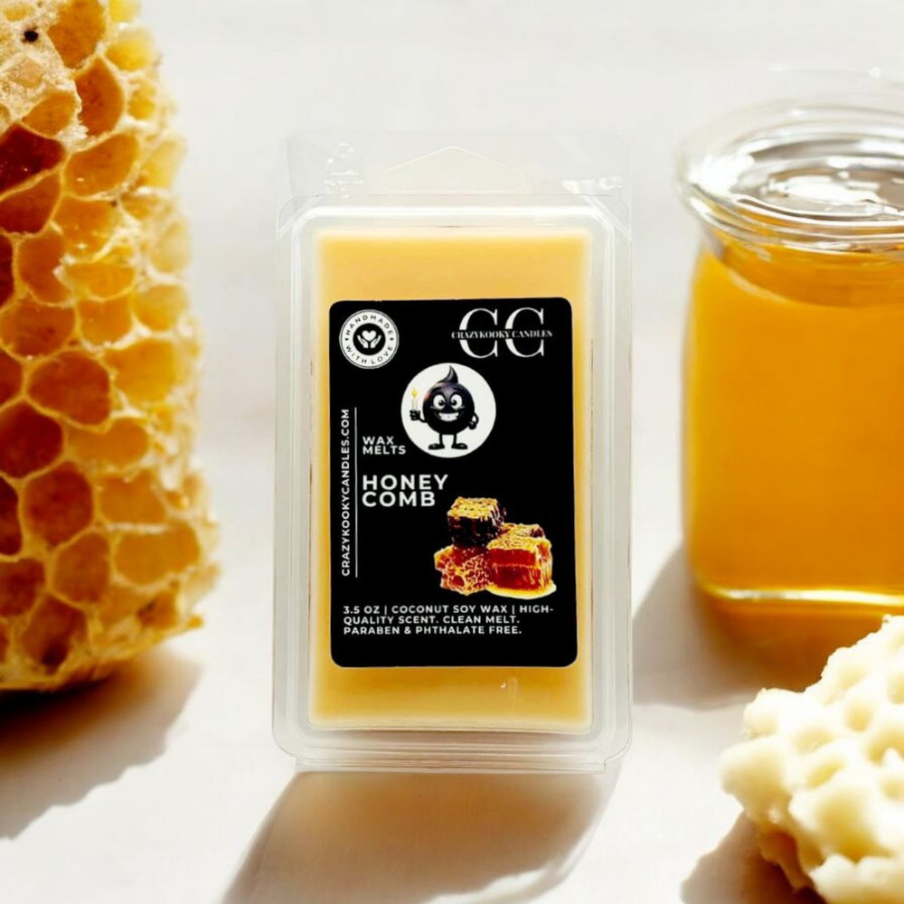 HONEY COMB - Wax Melts, Scented Coconut Soy, 3.5oz