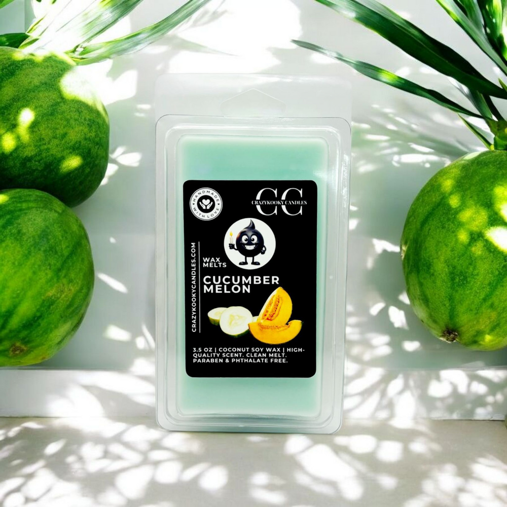 CUCUMBER MELON - Wax Melts, Scented Coconut Soy, 3.5oz