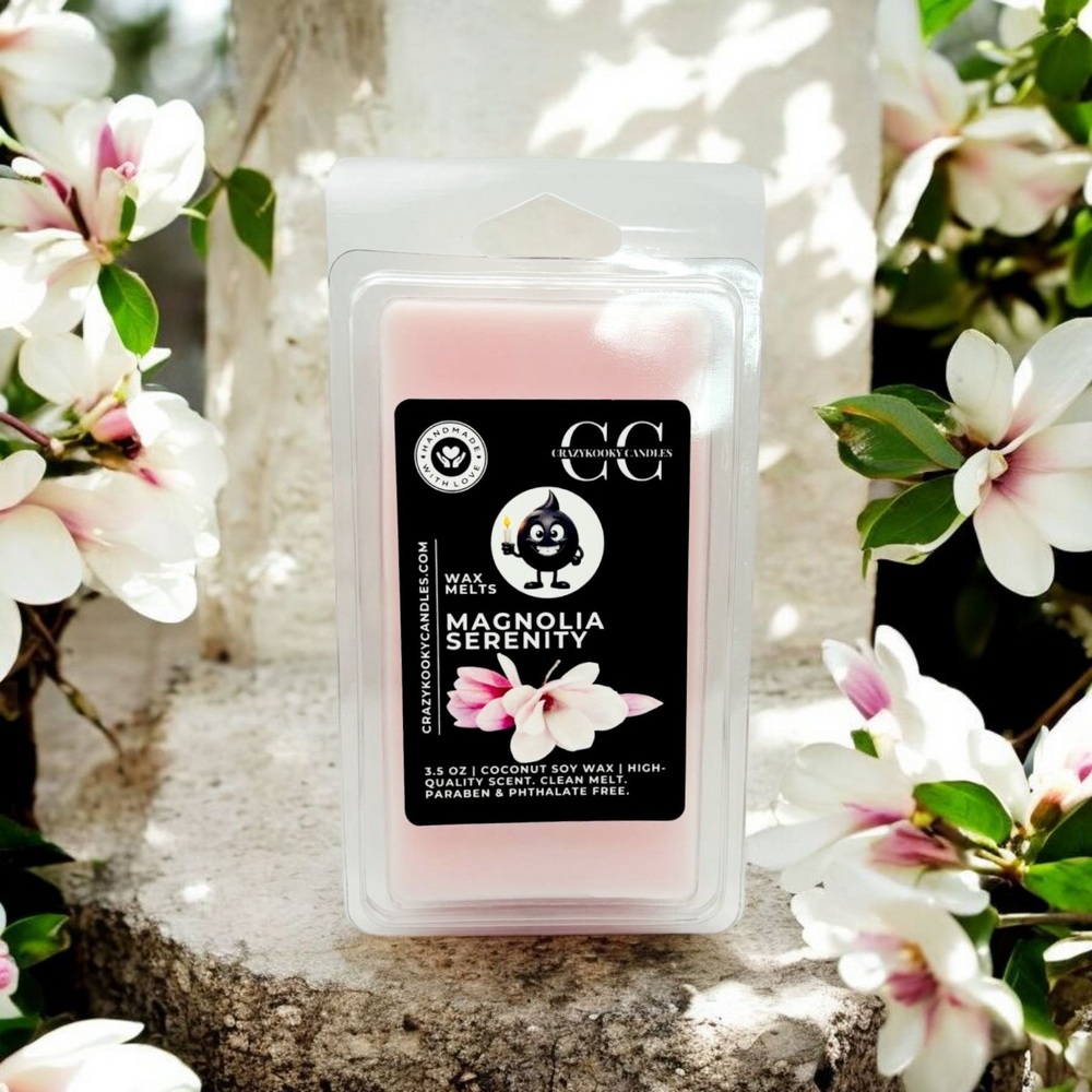 MAGNOLIA SERENITY - Wax Melts, Scented Coconut Soy, 3.5oz