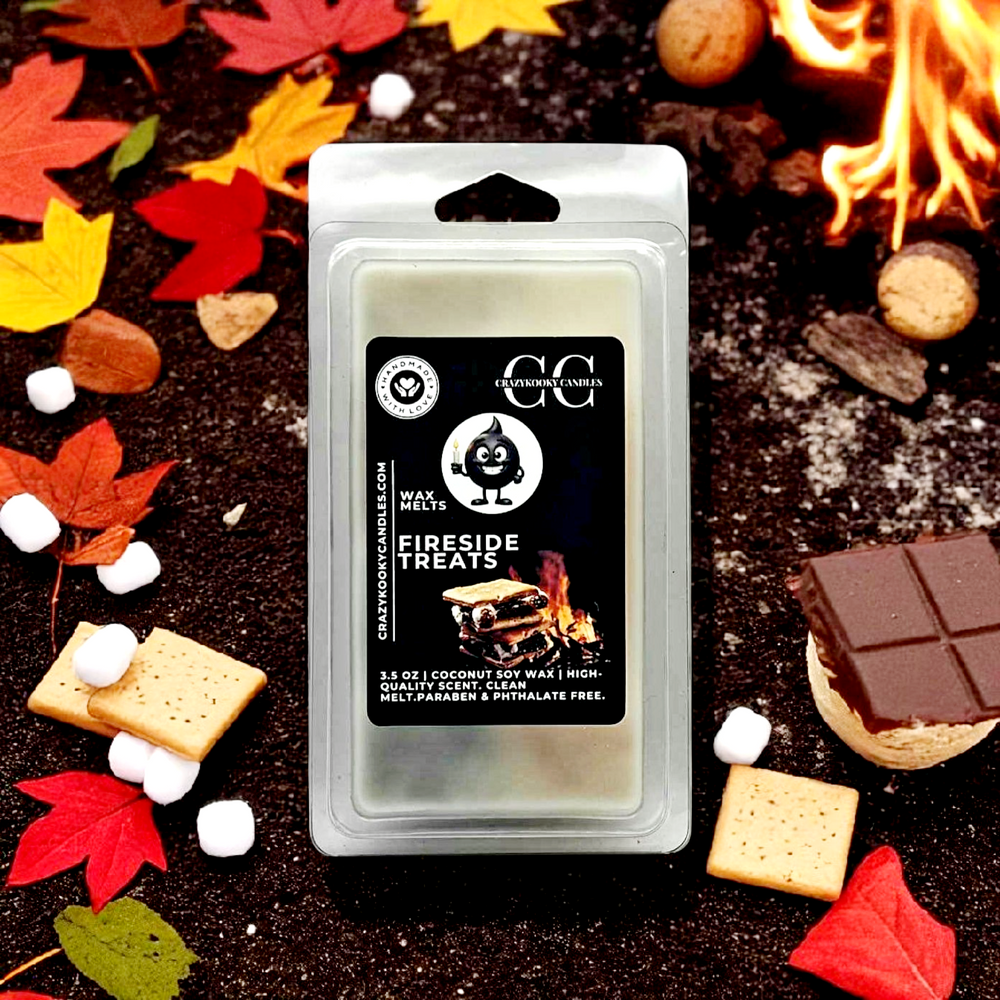FIRESIDE TREATS - Wax Melts, Scented Coconut Soy, 3.5oz