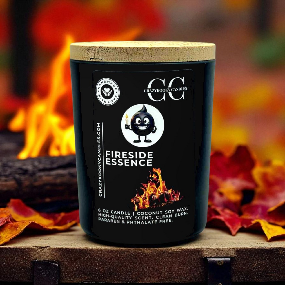 FIRESIDE ESSENCE - Funny Candle, Scented Coconut Soy Candle, 6oz