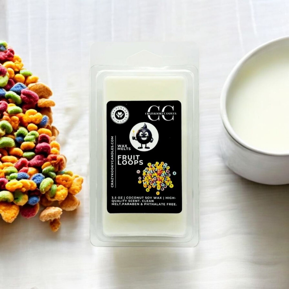 FRUIT LOOPS - Wax Melts, Scented Coconut Soy, 3.5oz