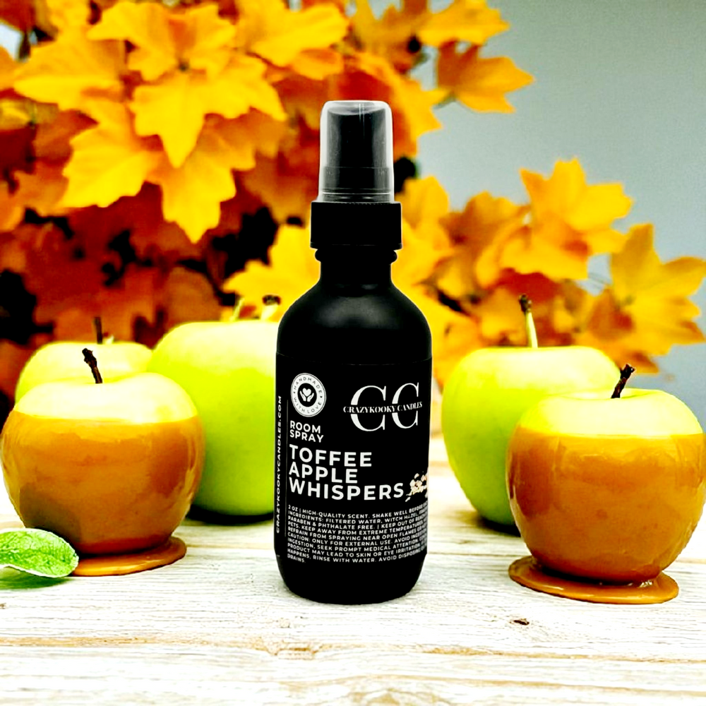 TOFFEE APPLE WHISPERS - Room Spray, 2oz