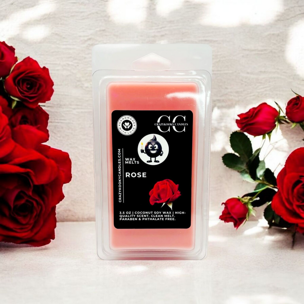 ROSE - Wax Melts, Scented Coconut Soy, 3.5oz