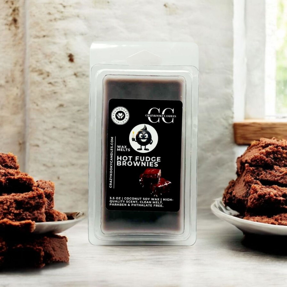 HOT FUDGE BROWNIES - Wax Melts, Scented Coconut Soy, 3.5oz