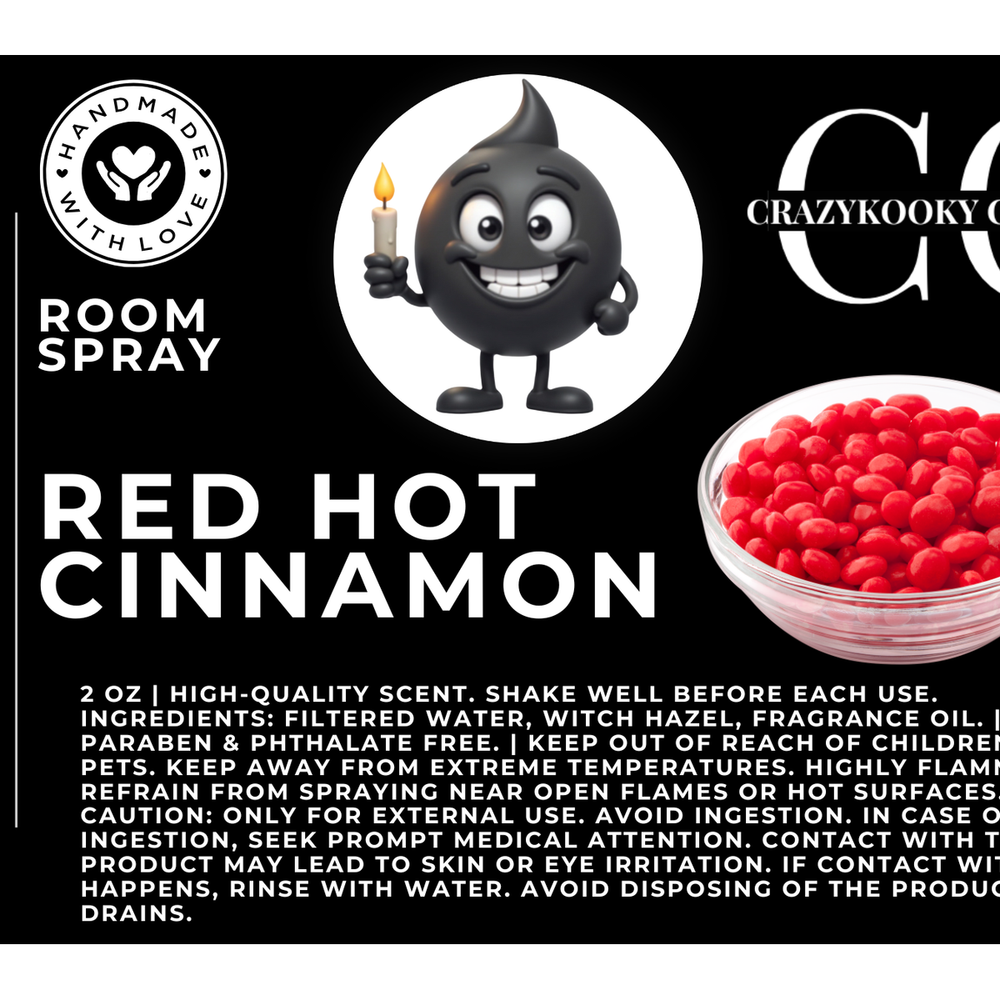 RED HOT CINNAMON - Room Spray, 2oz