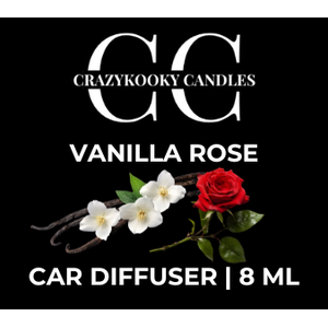 VANILLA ROSE - Car Diffuser, 8ml