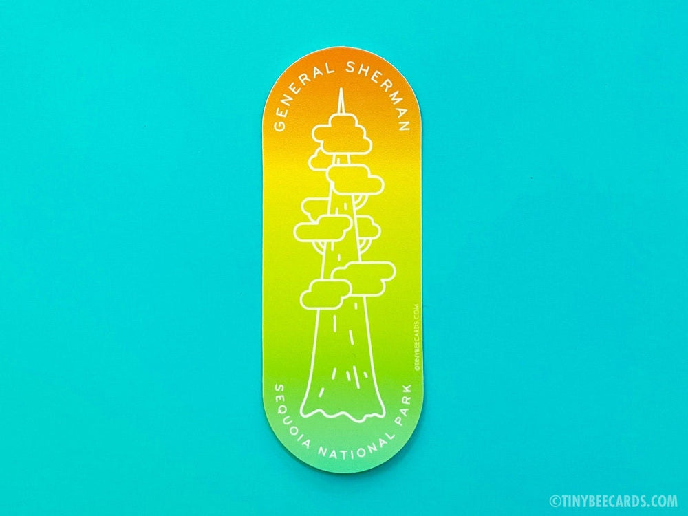 General Sherman Tree Sequoia National Park Vinyl Sticker