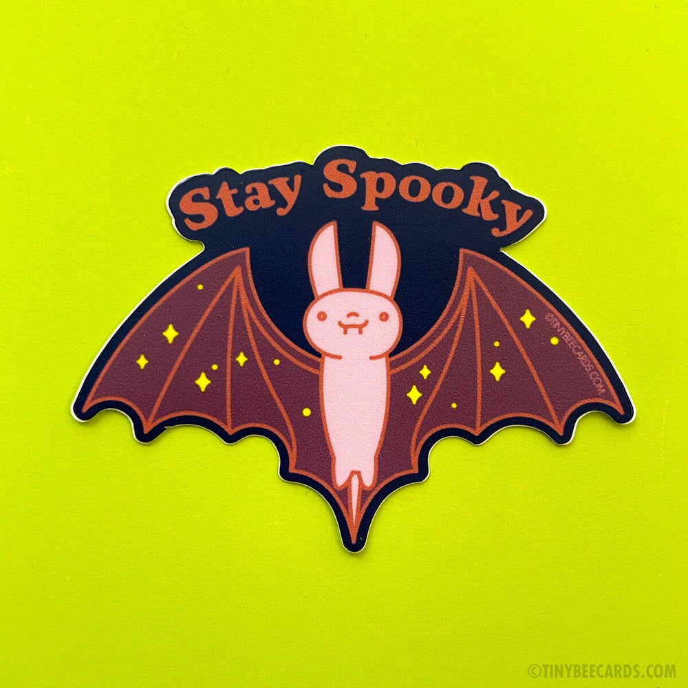 Cute Bat Vinyl Sticker "Stay Spooky"