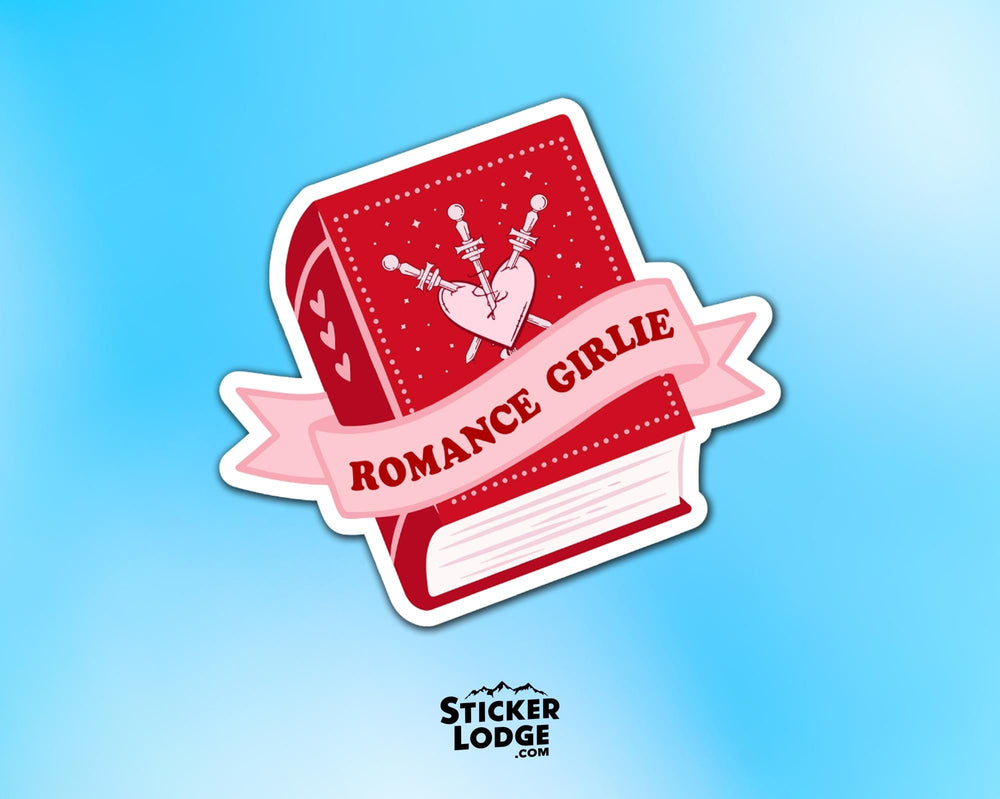 Romance Girlie Book Vinyl Sticker