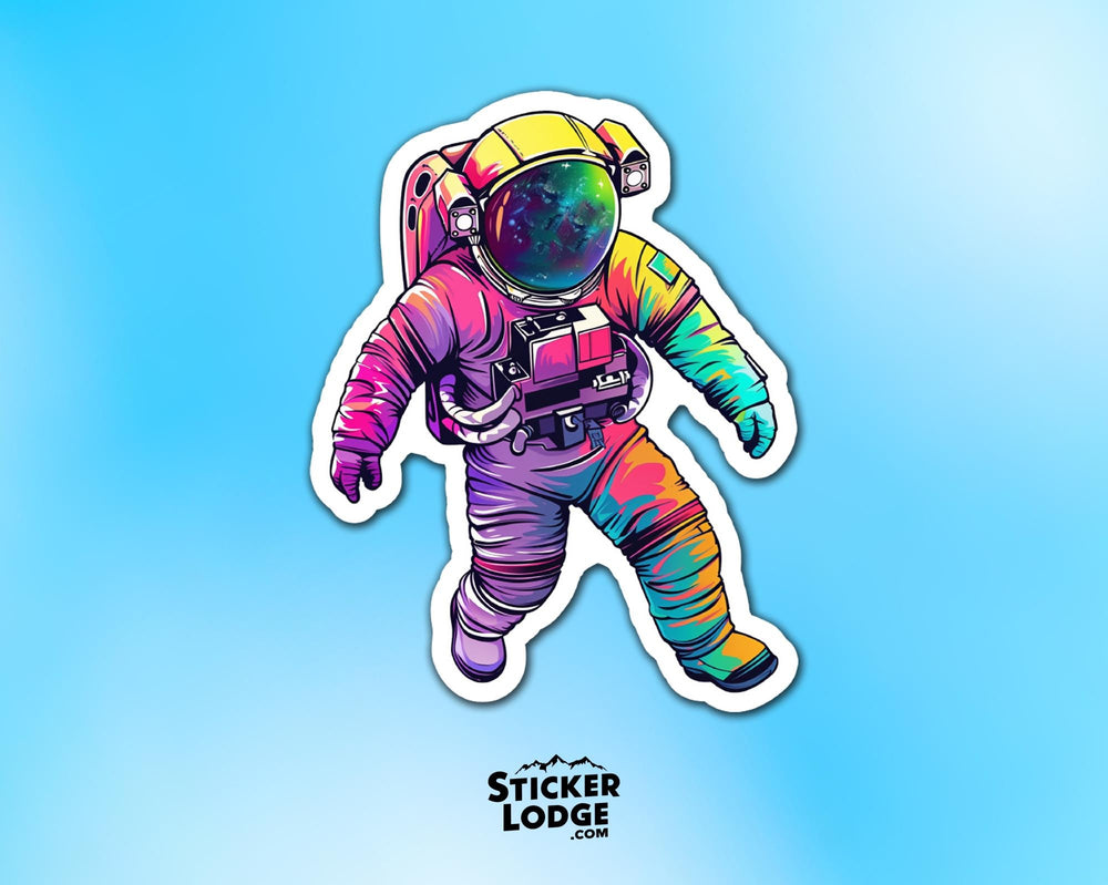 Astronaut Voyager Vinyl Sticker