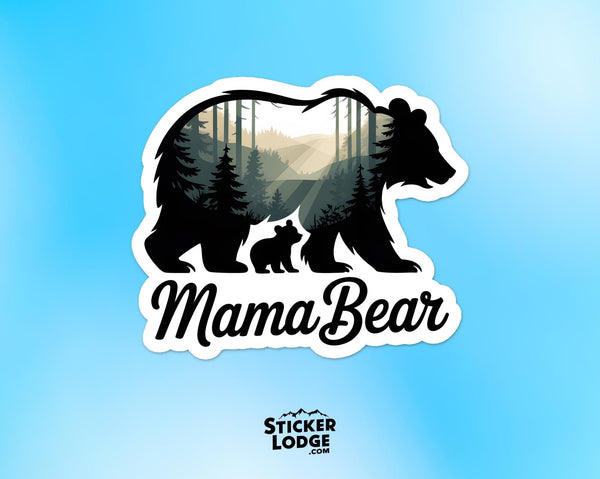 Mama Bear Vinyl Sticker