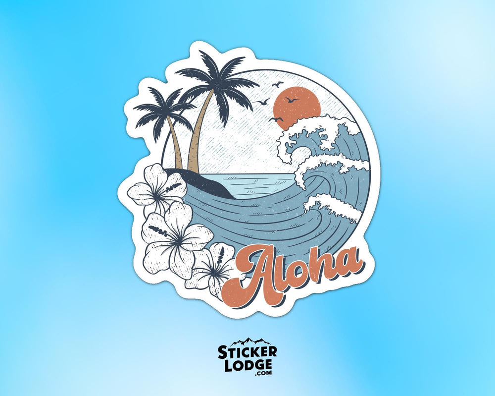 Aloha Vinyl Sticker