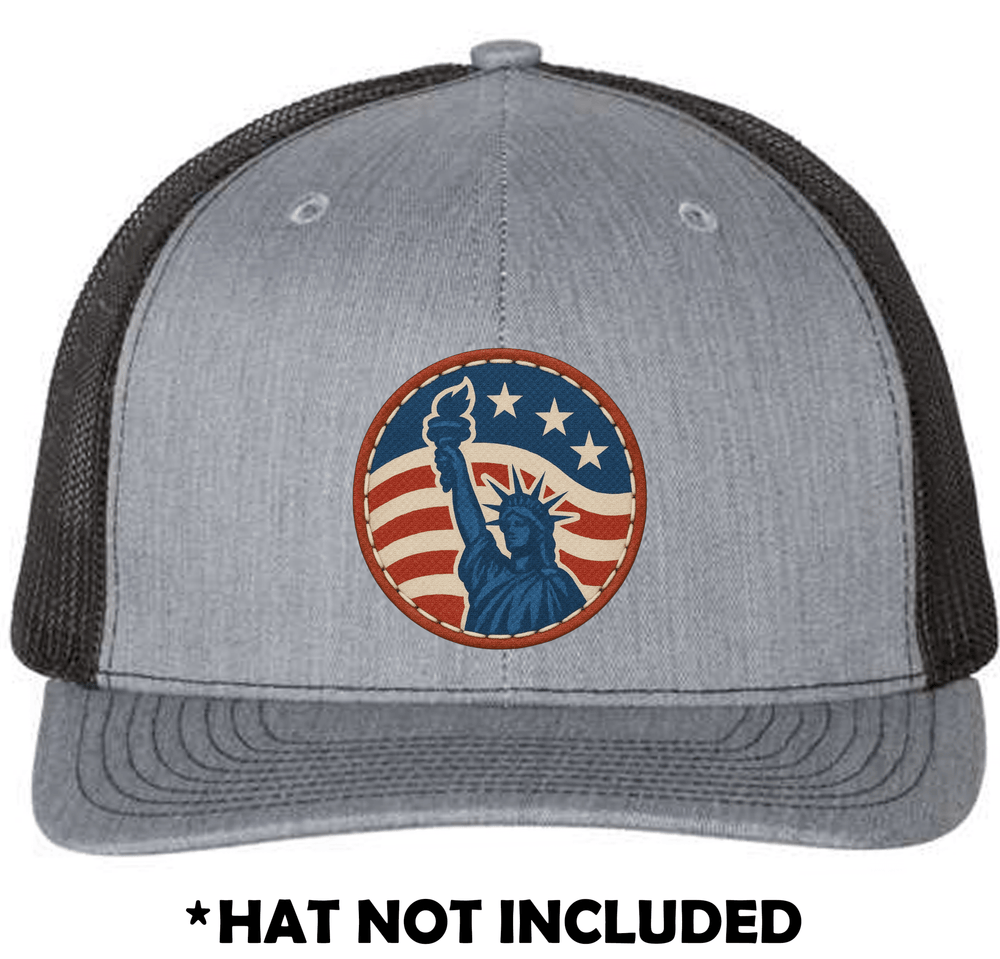 USA Statue Of Liberty UV Printed Hat Patch