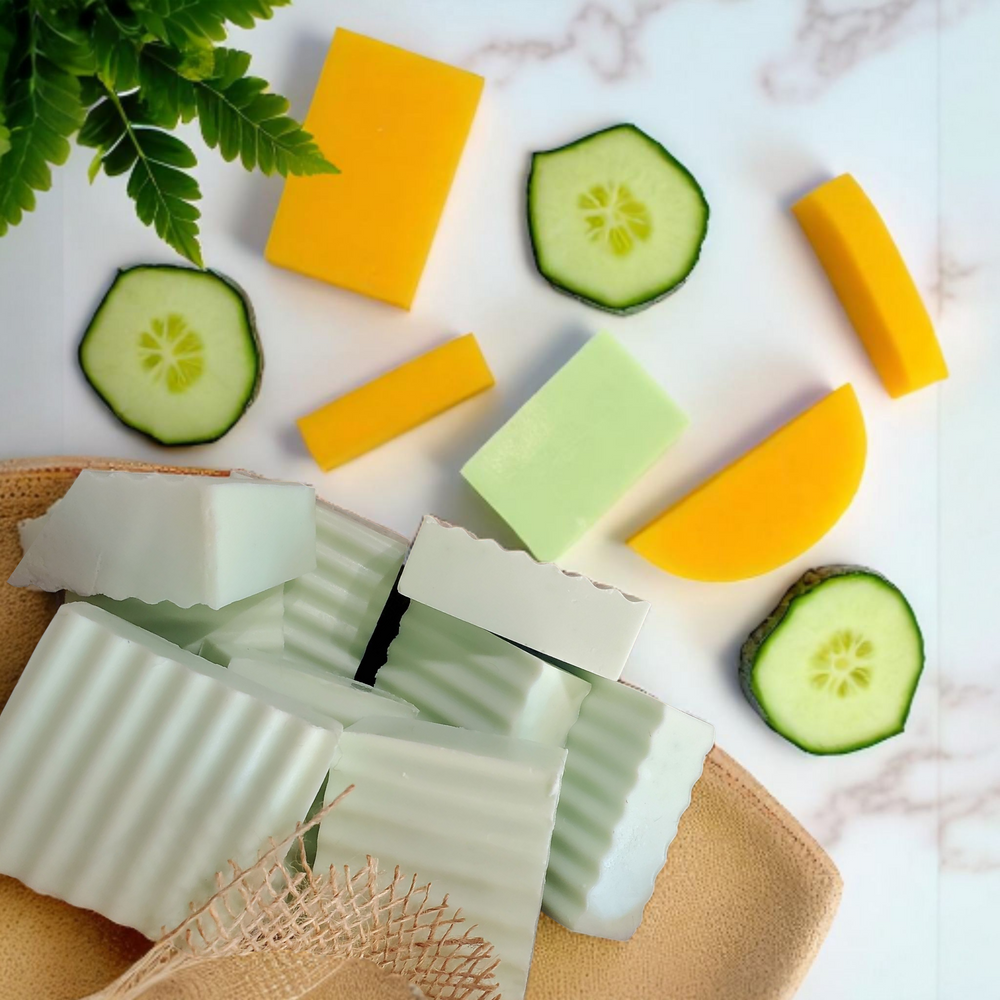 CUCUMBER MELON - Handmade Soap, Scented, 5oz