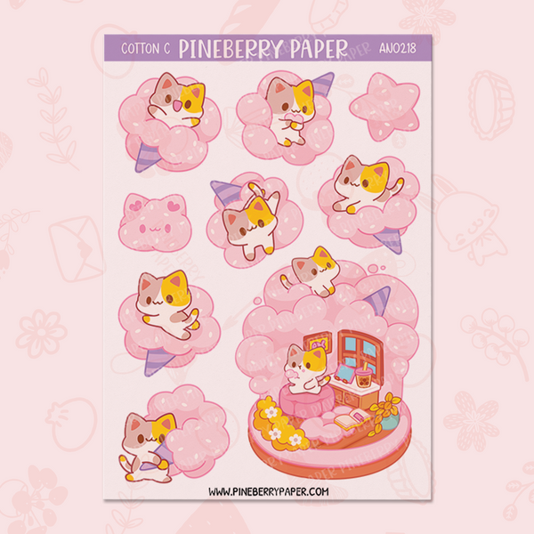 Cotton Candy Cat | AN0218