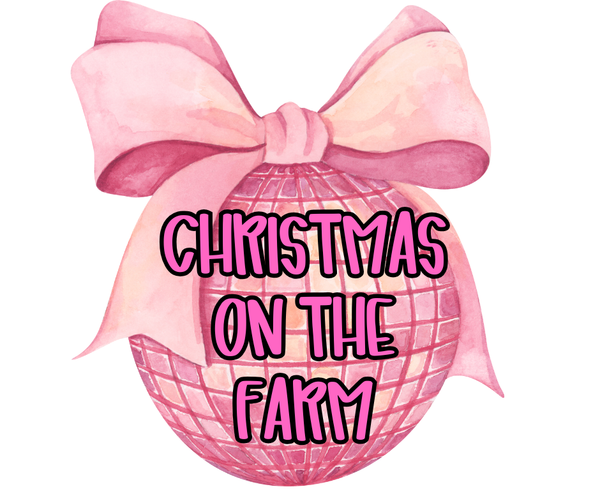 CHRISTMAS FARM CAR FRESHIE CARD STOCK (CHOOSE IMAGE)