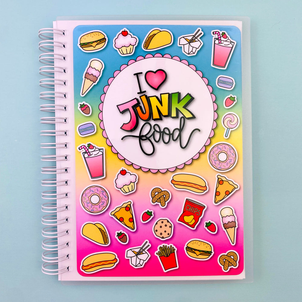 Junk Food Reusable Sticker Book