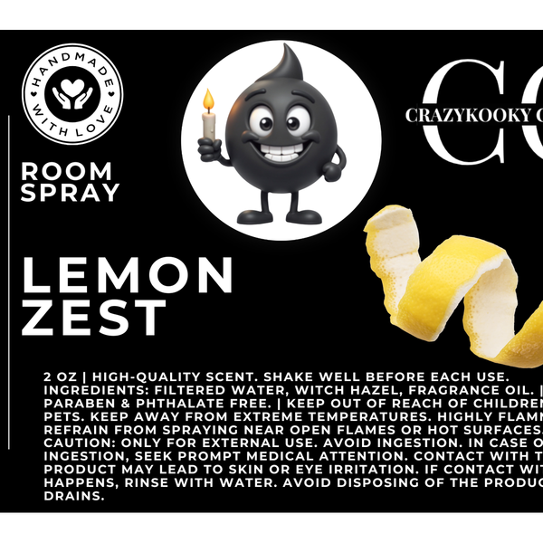 LEMON ZEST - Room Spray, 2oz