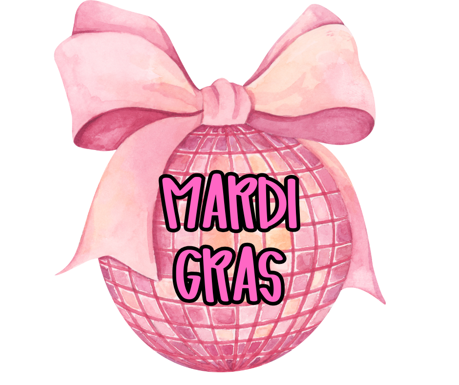 MARDI GRAS CAR FRESHIE CARD STOCK (CHOOSE IMAGE)