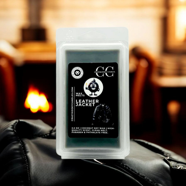 LEATHER JACKET - Wax Melts, Scented Coconut Soy, 3.5oz