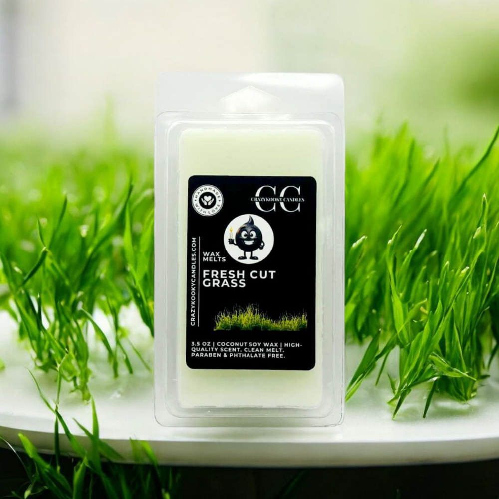 FRESH CUT GRASS - Wax Melts, Scented Coconut Soy, 3.5oz