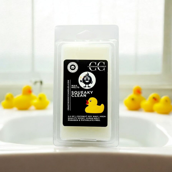 SQUEAKY CLEAN - Wax Melts, Scented Coconut Soy, 3.5oz