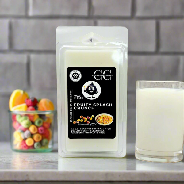 FRUITY SPLASH CRUNCH - Wax Melts, Scented Coconut Soy, 3.5oz
