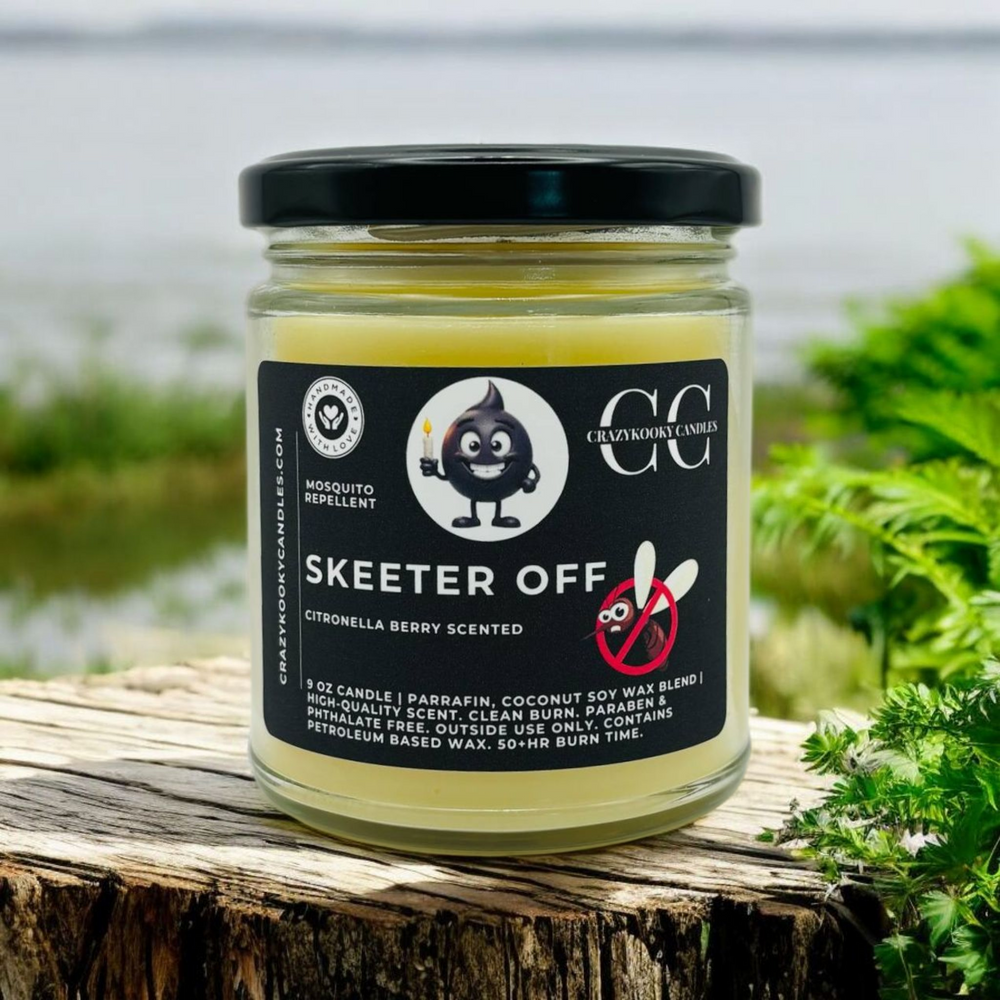 SKEETER OFF - Citronella Berry Scented Candle, 9oz