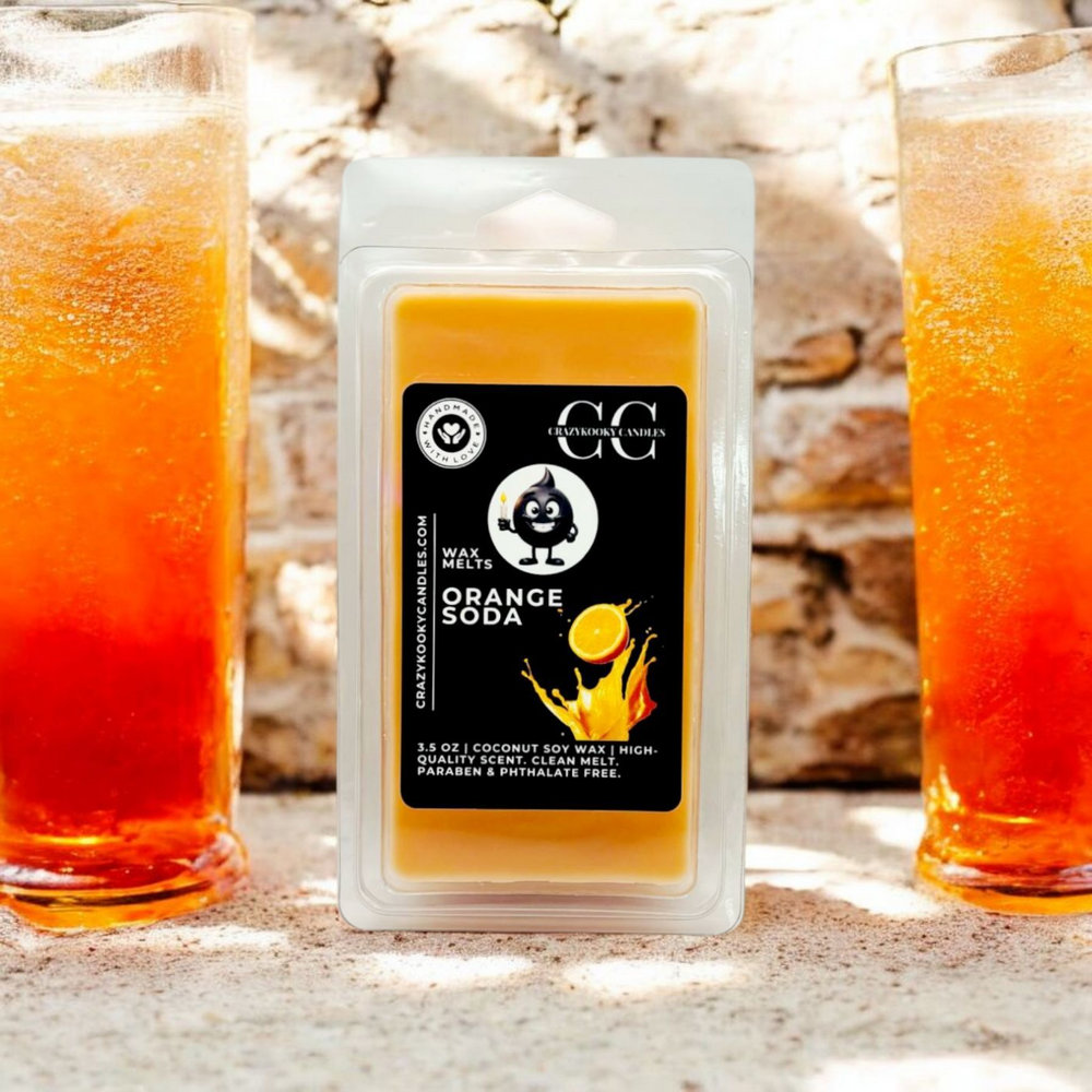 ORANGE SODA - Wax Melts, Scented Coconut Soy, 3.5oz