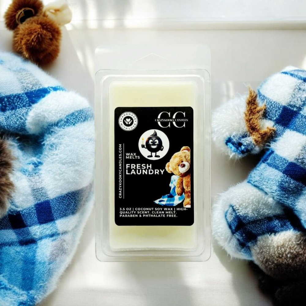 FRESH LAUNDRY - Wax Melts, Scented Coconut Soy, 3.5oz