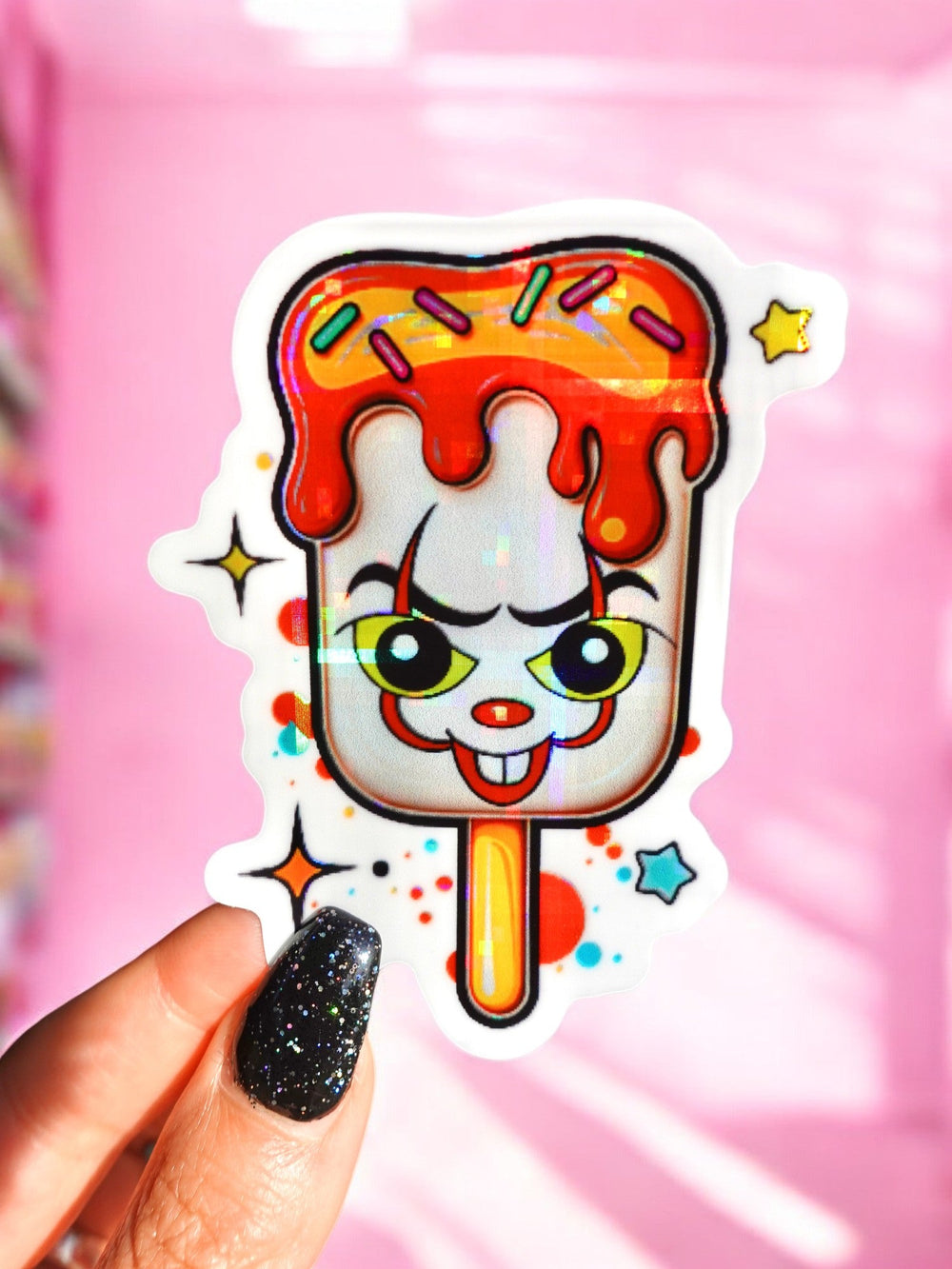 Horror Icecream Pop Halloween Sticker