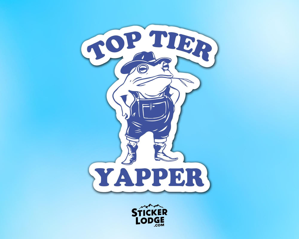 Top Tier Yapper Vinyl Sticker