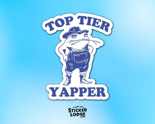 Top Tier Yapper Vinyl Sticker