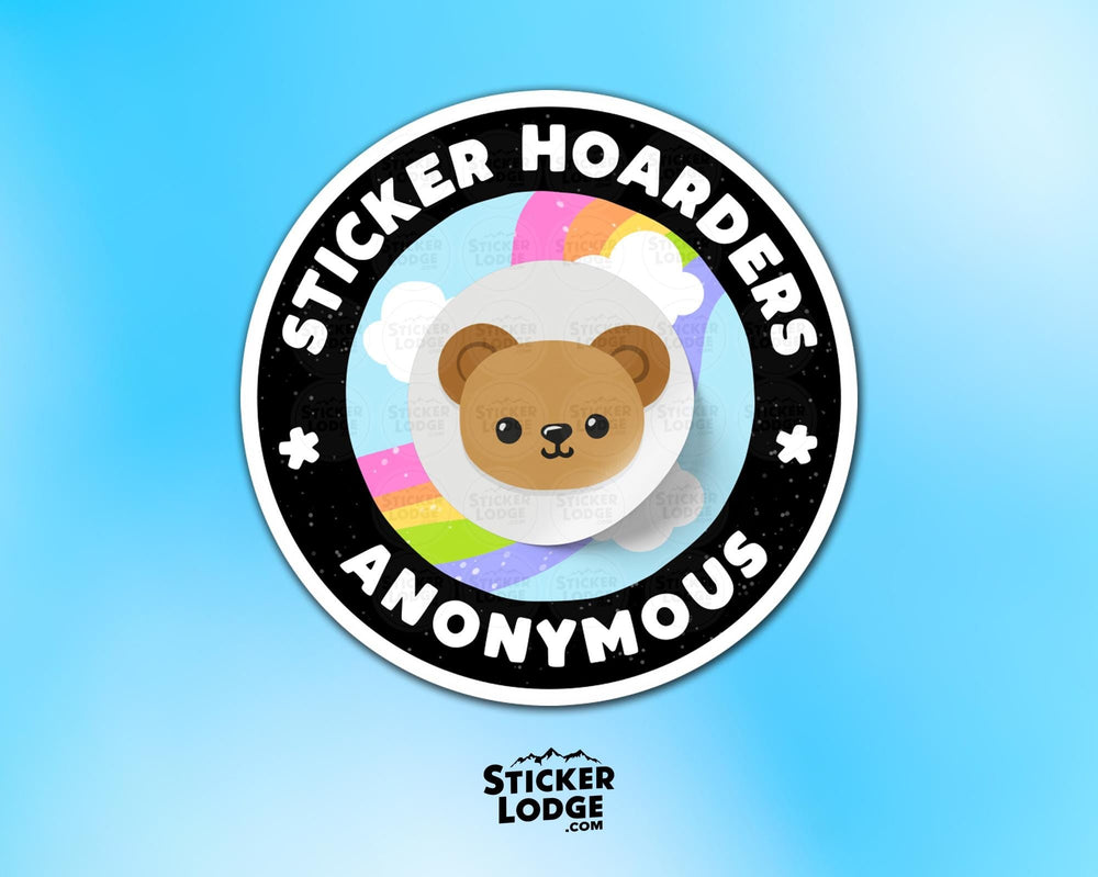 Sticker Hoarders Anonymous Vinyl Sticker