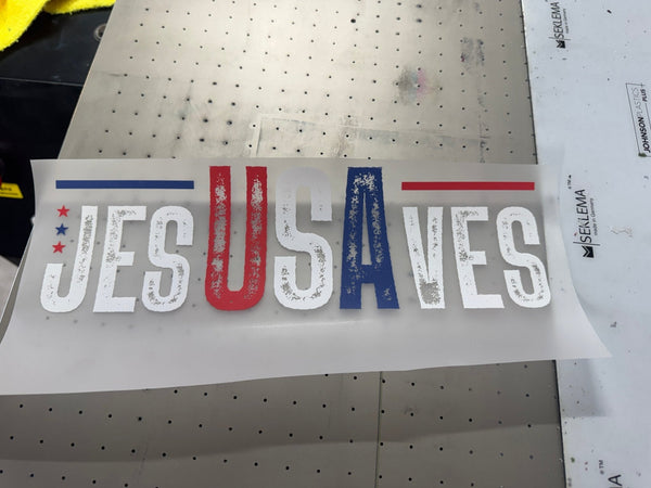 JesUSAves UV Printed Hat Patch