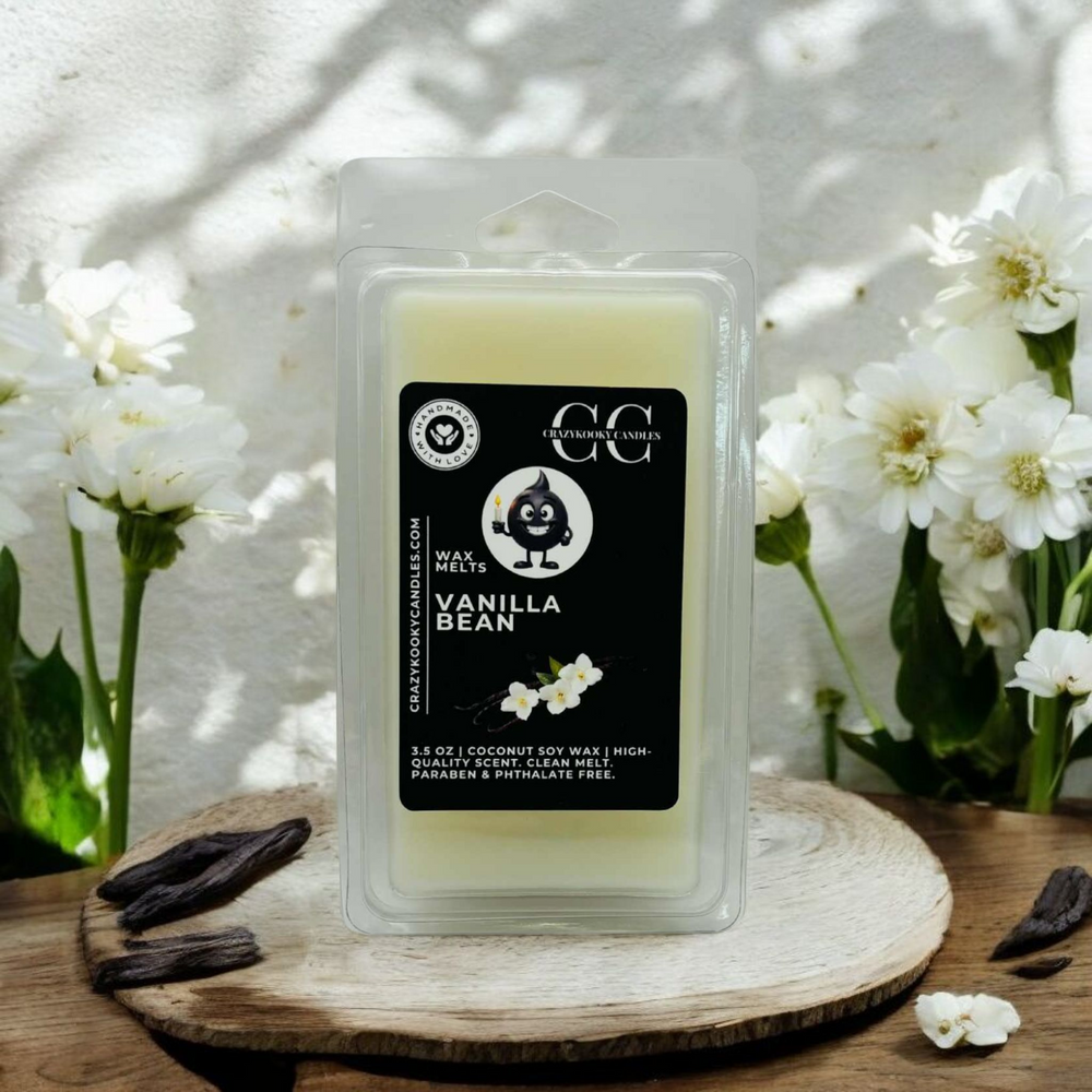 VANILLA BEAN - Wax Melts, Scented Coconut Soy, 3.5oz