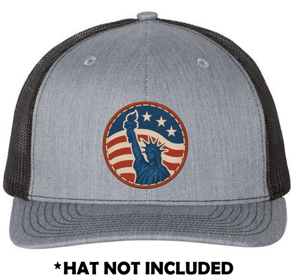 USA Statue Of Liberty UV Printed Hat Patch